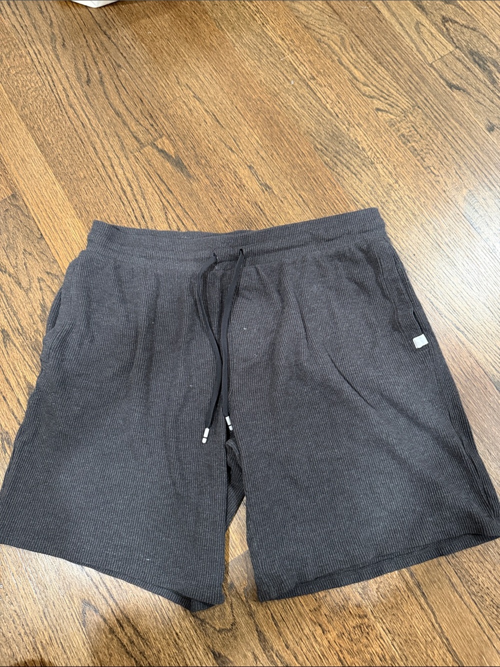 Tommy John Men's Black Knit Drawstring Shorts